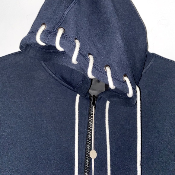 Craig Green Laced Pullover Hoodie Navy L - Picture 3 of 7